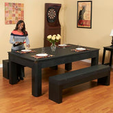 Park Avenue 7ft Pool Table (Non-Slate) W/Dining Top & Benches